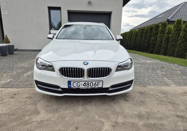 BMW Seria 5 cena 66900 przebieg: 204600, rok produkcji 2014 z Grudziądz małe 154